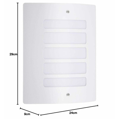 Wall Light Brilliant Todd White Metal Plastic 60 W E27