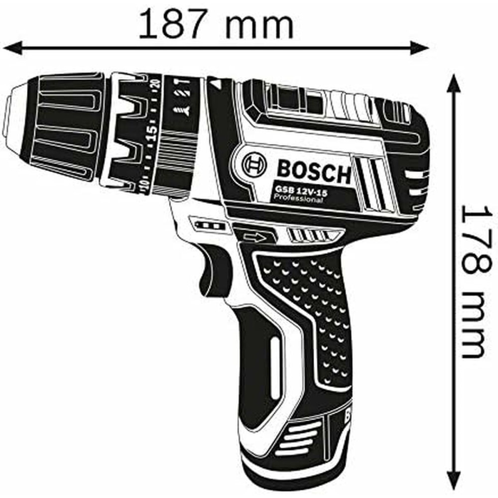 Electric screwdriver BOSCH 100 W 15 Nm 30 Nm