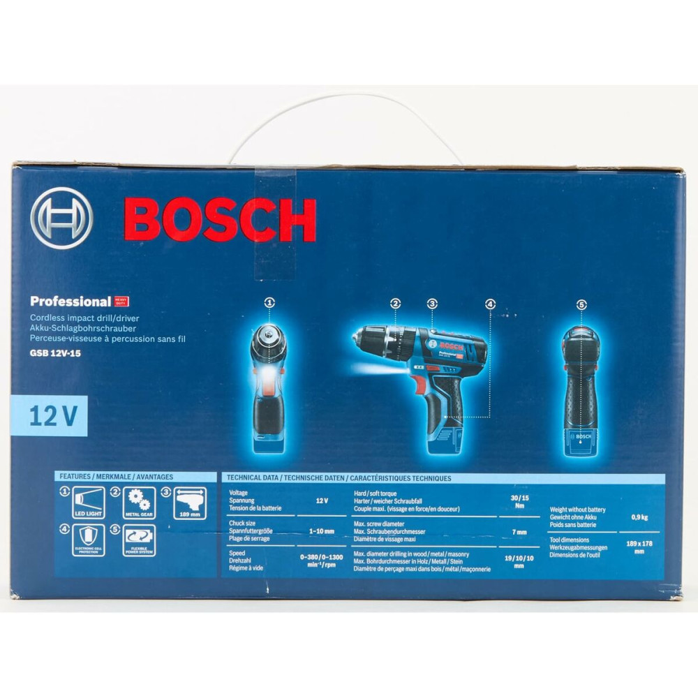 Electric screwdriver BOSCH 100 W 15 Nm 30 Nm