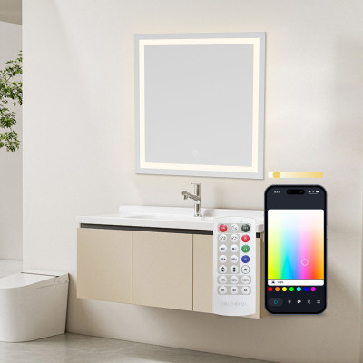 Bathroom mirror with LED light KSIX Aqua E 36 W 1300 lm