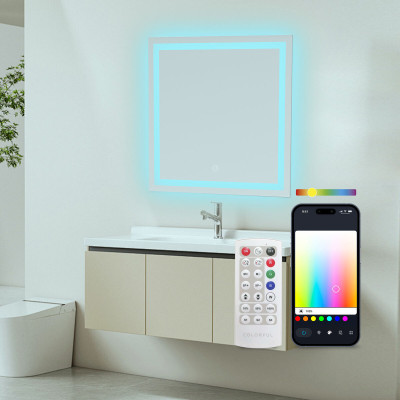 Bathroom mirror with LED light KSIX Aqua E 36 W 1300 lm