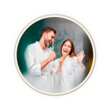 Bathroom mirror with LED light KSIX Oasis E 36 W 1000 Lm