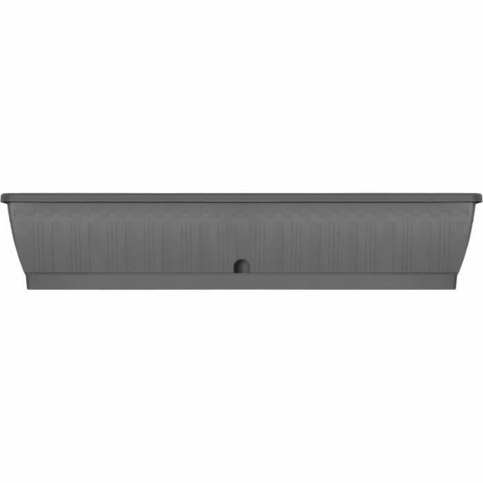 Self-watering planter Garden ID Anthracite 100 cm