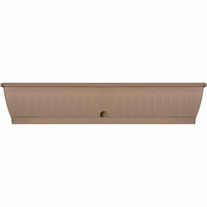 Self-watering planter Garden ID Taupe 100 cm
