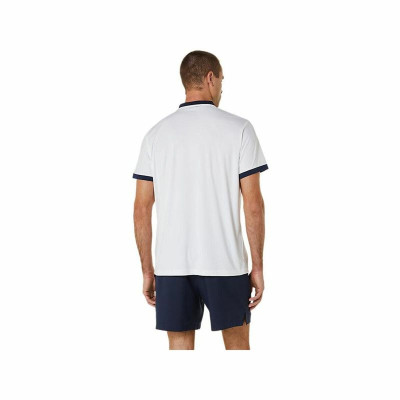 Men’s Short Sleeve Polo Shirt Asics Court White