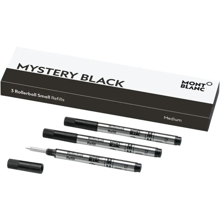 Refill for ballpoint pen Montblanc MISTERY BLACK Black