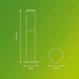 Lamp Philips Luminarias de exterior Anthracite E27 230 V 2700 K