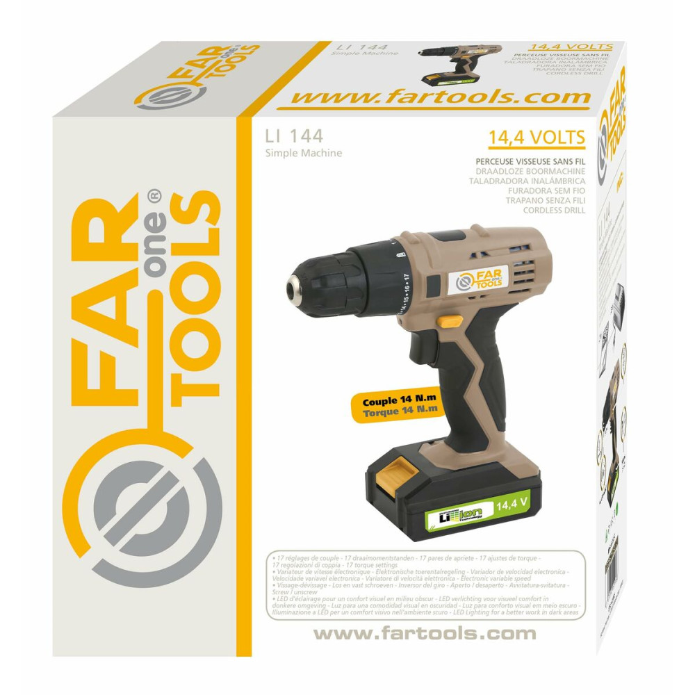 Electric screwdriver Fartools ONE Cordless Drill LI 144