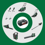 Lawn mower BOSCH 36V-40-650