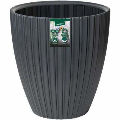 Plant pot Garden ID Fancy Anthracite 40 x 42 cm