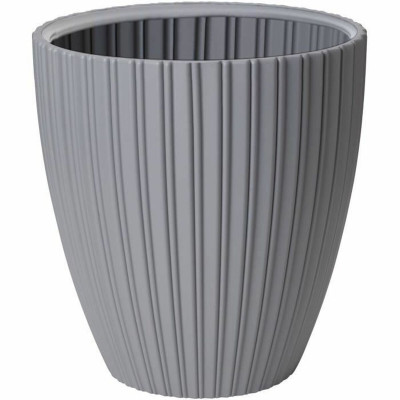 Plant pot Garden ID Fancy Grey Polyethylene 40 x 42 cm