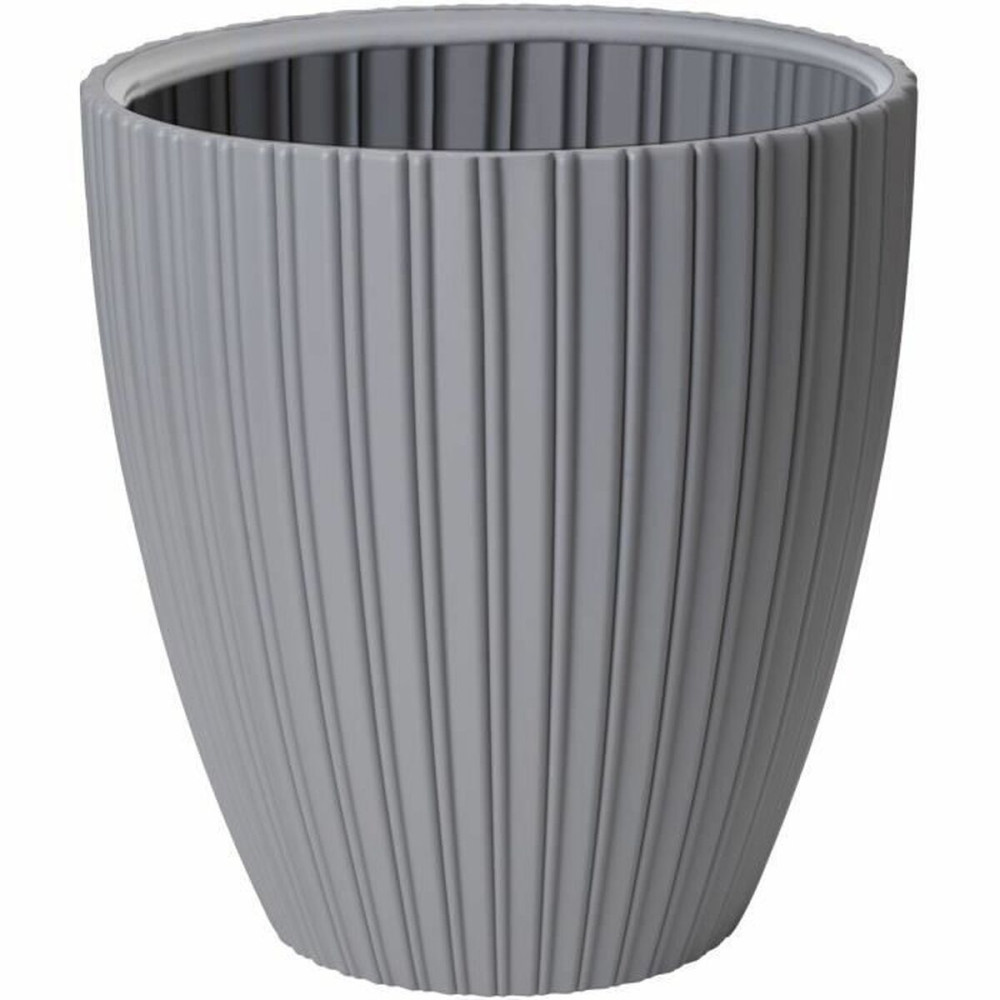 Plant pot Garden ID Fancy Grey Polyethylene 40 x 42 cm