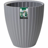 Plant pot Garden ID Fancy Grey Polyethylene 40 x 42 cm