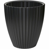 Plant pot Garden ID Fancy Black Polyethylene 40 x 42 cm