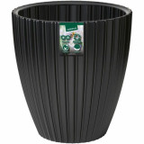 Plant pot Garden ID Fancy Black Polyethylene 40 x 42 cm
