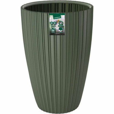Plant pot Garden ID Fancy Green Polyethylene 40 x 58 cm