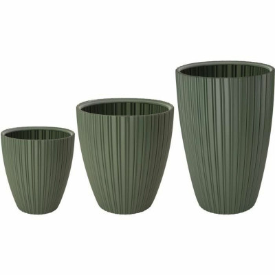Plant pot Garden ID Fancy Green Polyethylene 40 x 58 cm