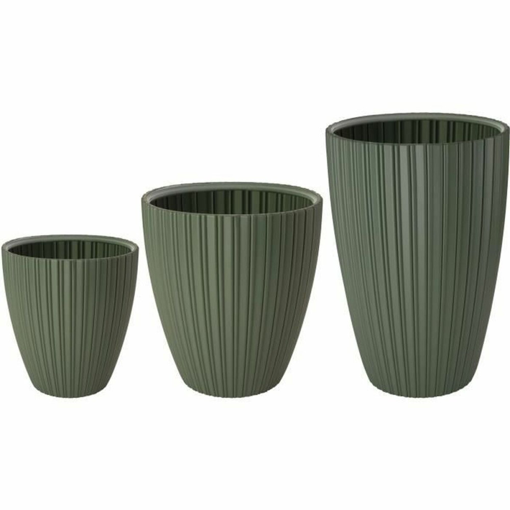 Plant pot Garden ID Fancy Green Polyethylene 40 x 58 cm