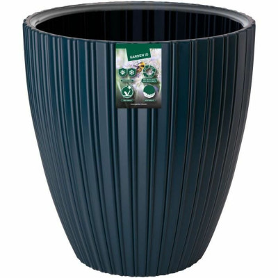 Plant pot Garden ID Fancy Blue Polyethylene 40 x 42 cm
