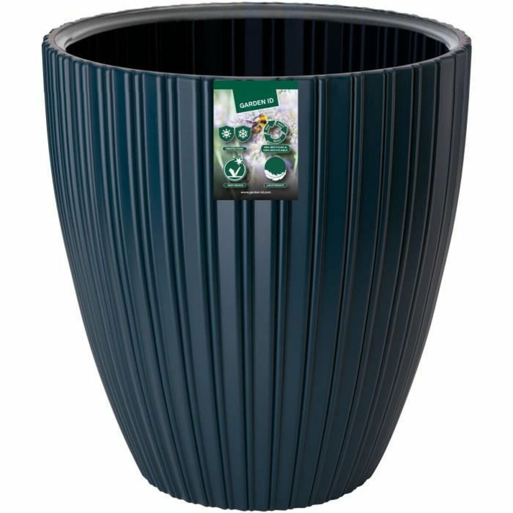 Plant pot Garden ID Fancy Blue Polyethylene 40 x 42 cm