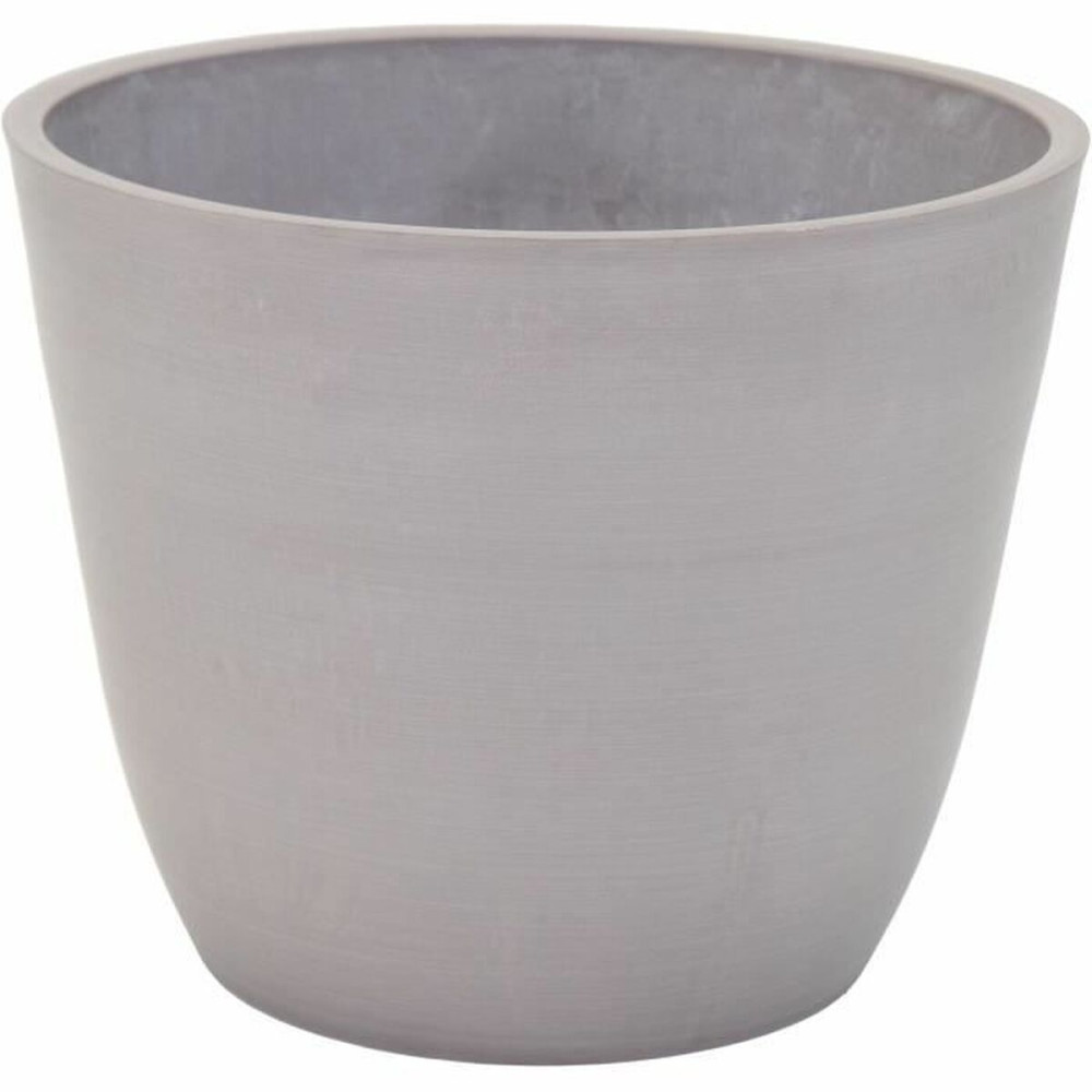 Plant pot Mega Collections Ecostone Egg Brown Taupe Plastic Recycled 41 x 33 cm 42 x 42 x 67 cm