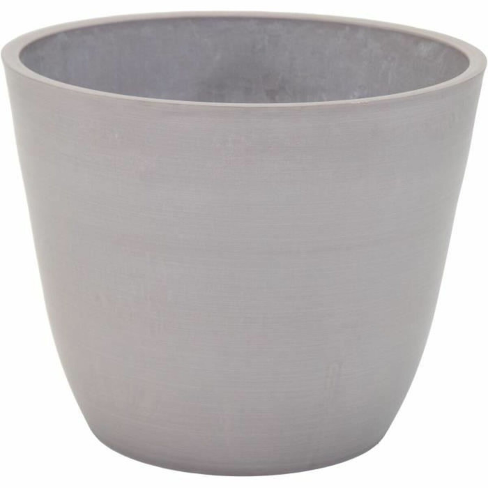 Plant pot Mega Collections Ecostone Egg Brown Taupe Plastic Recycled 41 x 33 cm 42 x 42 x 67 cm