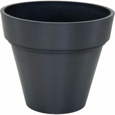 Plant pot Mega Collections Ecostone Planter Black noir Plastic Recycled 55 x 51 cm