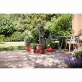 Plant pot Elho rouge 35 x 34,5 x 26 cm