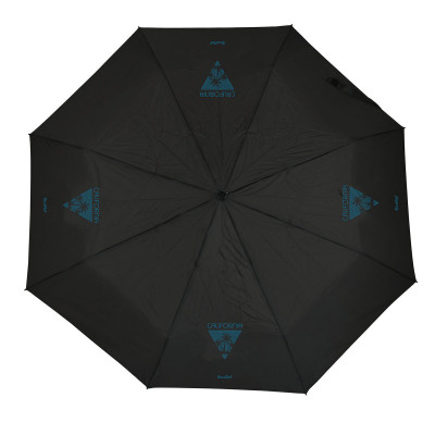 Foldable Umbrella BlackFit8 California Blue Black Ø 98 cm