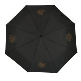 Foldable Umbrella BlackFit8 Old school Black Grey Ø 98 cm