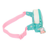 Belt Pouch Peppa Pig Pretty flowers Yellow Mint 14 x 11 x 4 cm