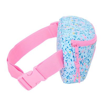 Belt Pouch Vicky Martín Berrocal Paraíso Pink Light Blue 23 x 14 x 9 cm