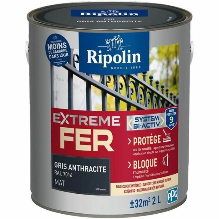 Primer Paint Ripolin Grey Matt 2 L