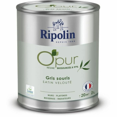 Primer Paint Ripolin Grey Satin finish 2 L
