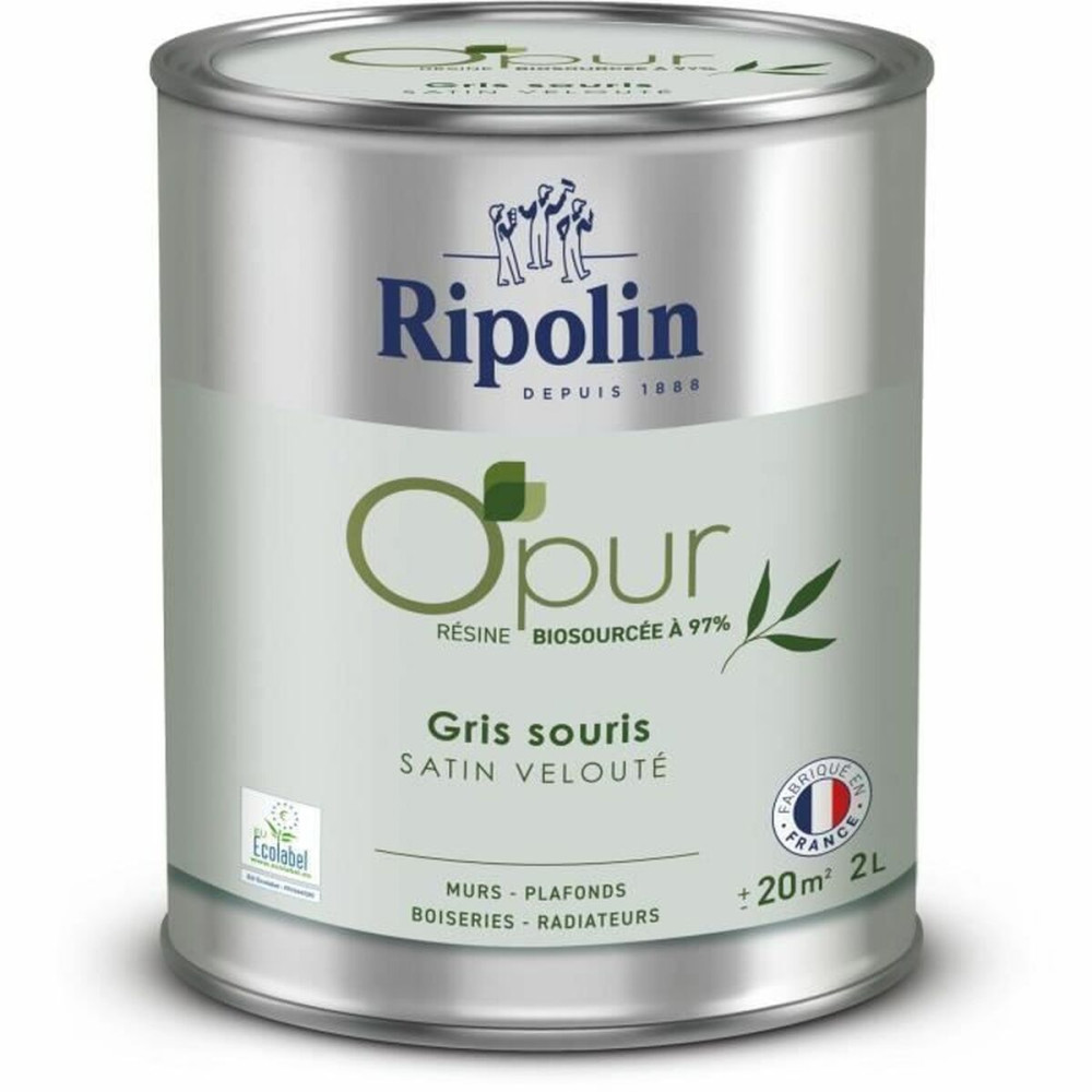 Primer Paint Ripolin Grey Satin finish 2 L