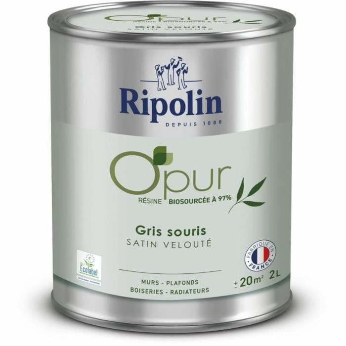 Primer Paint Ripolin Grey Satin finish 2 L