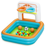 Bestway Inflatable Kids Pool with Baskets, Balls 120x107x84 cm +2 Years Garden 52728