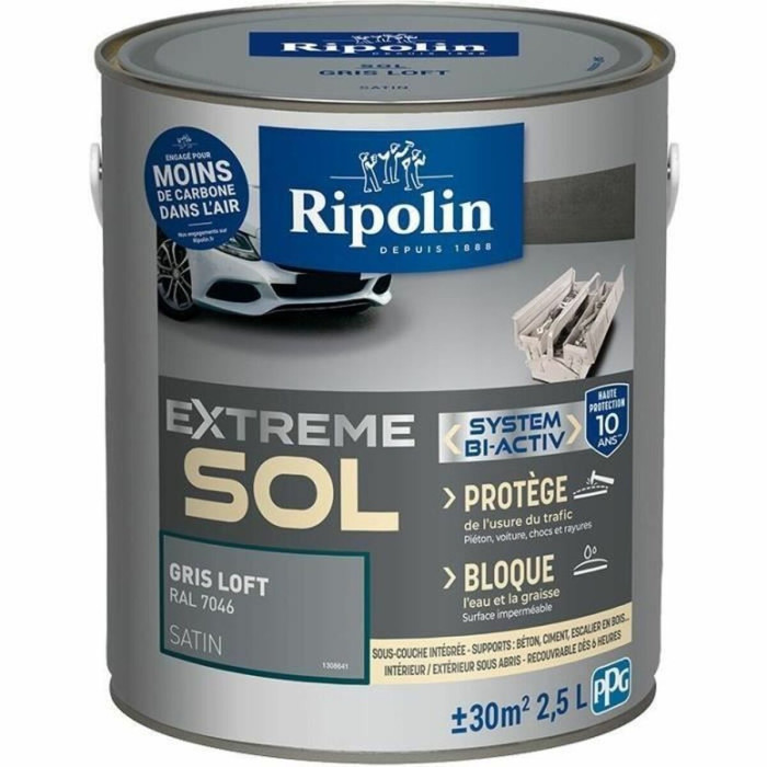 Primer Paint Ripolin Grey Satin finish 2,5 L