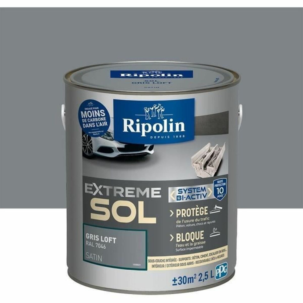 Primer Paint Ripolin Grey Satin finish 2,5 L