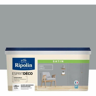 Primer Paint Ripolin Grey Satin finish 2,5 L