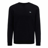 Men’s Sweatshirt without Hood Lee Plain Crew Black