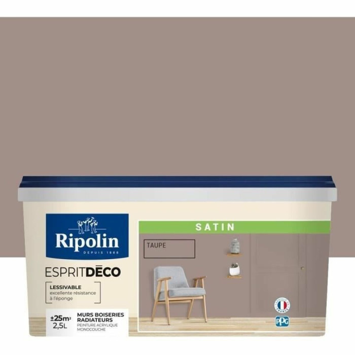 Primer Paint Ripolin Brown Satin finish 2,5 L