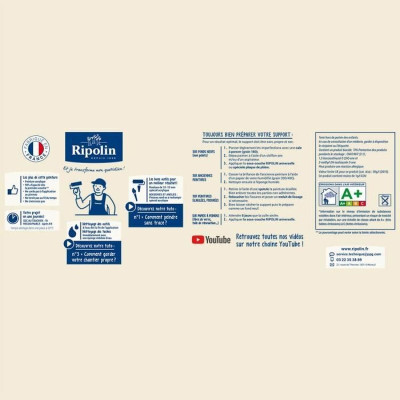 Primer Paint Ripolin noir Satin finish 2,5 L