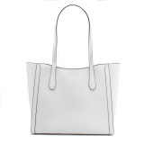 Shoulder Bag Michael Kors Leida White 34 x 29 x 12 cm