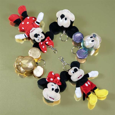 Cuddly Toy Keyring Minnie Mouse