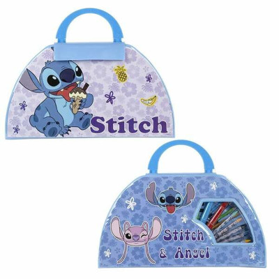 Stationery Set Stitch Blue Briefcase