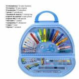Stationery Set Stitch Blue Briefcase