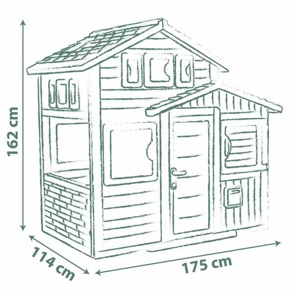Children's play house Smoby Evo Friends 162 x 164 cm