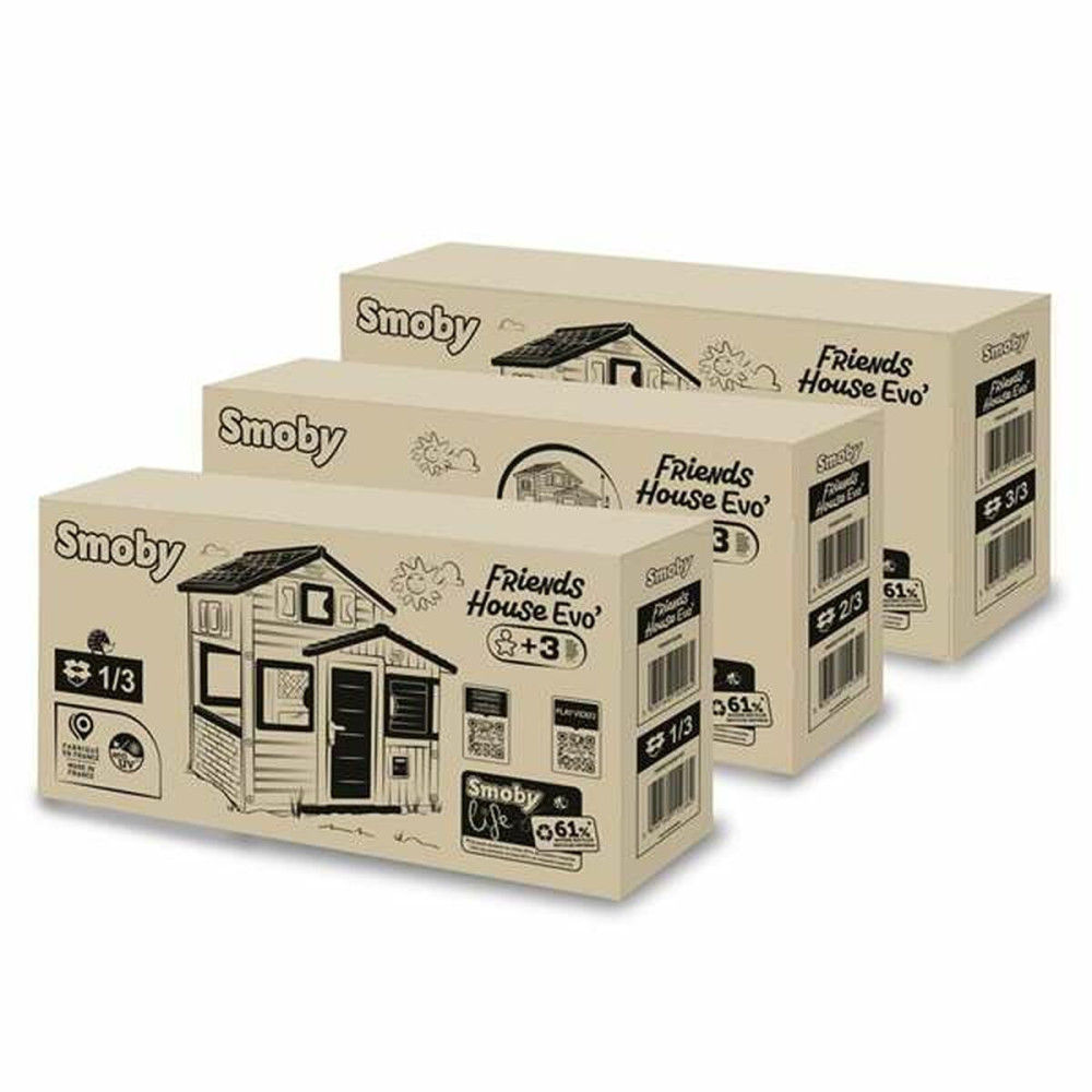 Children's play house Smoby Evo Friends 162 x 164 cm