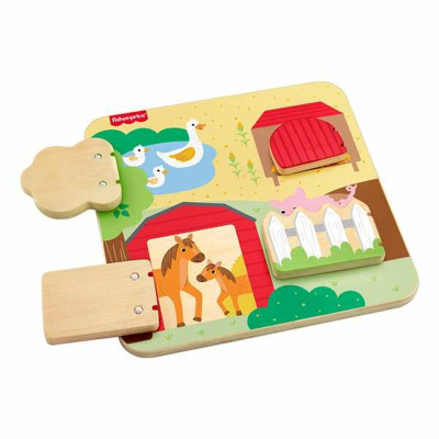 Baby toy Mattel 20 x 20 x 1,91 cm animals